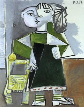 抽象的かつ装飾的 Painting - パロマのデビュー戦 1954 キュビスト